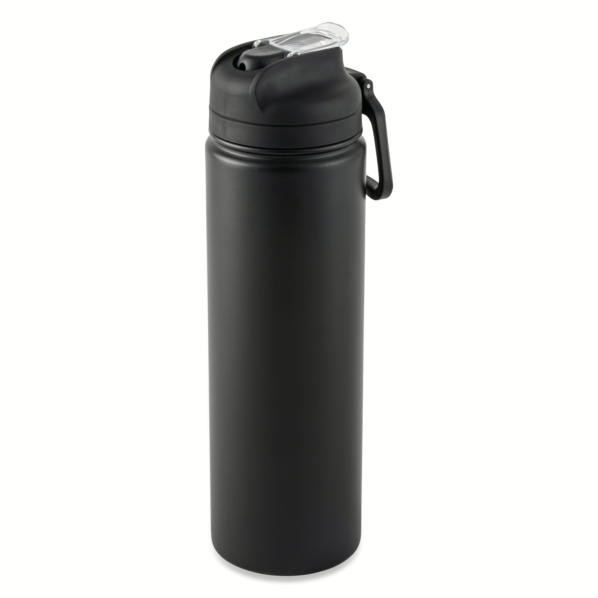 Mainstays 24 oz Stainless Steel Sip Water Bottle, Black