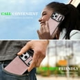 thumbnail image 4 of ELEHOLD Magnetic Case for iPhone 17 Pro Max, Shockproof Leather Phone Case, Raised Edge for Screen & Camera,Rosegold, 4 of 7