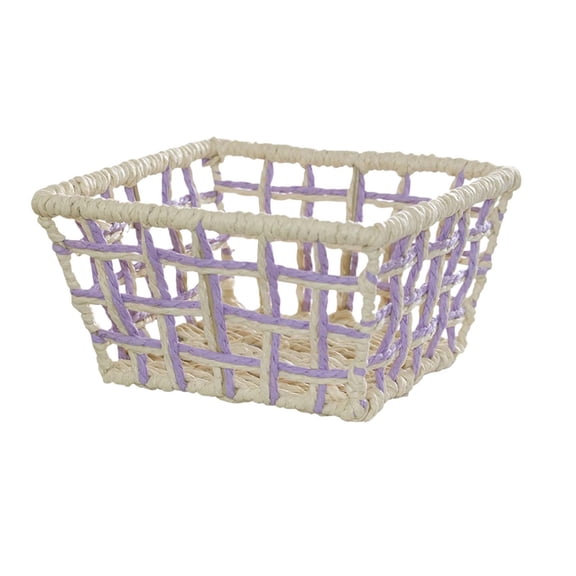 LEHOZIHEQ Extra Large Wicker Baskets with Handles, Hyacinth Basket, Baskets for Organizing, Water Hyacinth Storage Basket, Wicker Storage Baskets for Shelves, Woven Baskets