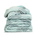 thumbnail image 3 of Nestl Ultra Plush Heavy Thick Raschel Imitation Mink Bed Blanket, 55 x 82, Blue Plaid, 3 of 5