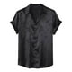 thumbnail image 1 of pstuiky camisetas para hombre, Camisa informal vintage de manga corta con solapa y botones de color liso para hombre ropa de hombre xxl, 1 of 2