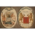 thumbnail image 2 of Jeronimus Becx II 14x11 Gold Ornate Wood Frame and Double Matted Museum Art Print Titled - The Arms of the Dutch East India Company and of the Town of Batavia (1651), 2 of 4