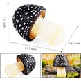 thumbnail image 3 of Holzlrgus 6 Pcs Miniature Mushroom Figurine Plastic Mushroom Model Realistic Artificial Mushroom Fairy Garden Landscape Decoration Supplies, 3 of 7
