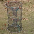 thumbnail image 2 of qiya Collapsible mesh crayfish trap Crab Cage Catch Seaside Fishing Net Shrimp Basket, 2 of 10