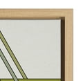 thumbnail image 3 of Kate and Laurel x The Creative Bunch Studio Collaboration Mid Century Modern Retro Tree Framed Linen Textured Canvas Wall Art, 23x33 Natural, Decorative Boho Art for Wall, 3 of 8