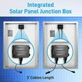 thumbnail image 6 of SereneLife 2Pcs. Portable Mono Solar Panel Starter Kit 100W W/ 3ft. 1AWG Cable & 30A PWM Controller, 6 of 12