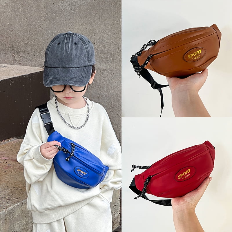 Toddler Belt Bag Cozeyat Cartoon Tractor Kids Fanny Pack Belt Bag