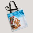 thumbnail image 2 of ABPHQTO Gingerbread House On A Festive Christmas Snow Canvas Bag Reusable Tote Grocery Shopping Bags Tote Bag 14x16 inch, 2 of 2