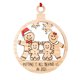 thumbnail image 5 of De Madera Ahuecado Gingerman Colgante Árbol De Navidad Colgante Colgante Regalo Para Amigos Y Familiares Kearding HA045231-01, 5 of 5