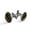 Color 3, variant on Men's Classic Stainless Steel, Golden Skull Head Pattern Cufflinks Business Wedding Shirts, Black