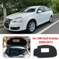 thumbnail image 2 of Car Heat Sound Insulation Cotton For VW Golf 5/Jetta 2006-2011, Front Hood Engine Sound Heat Insulation Cotton Pad-black, 2 of 6