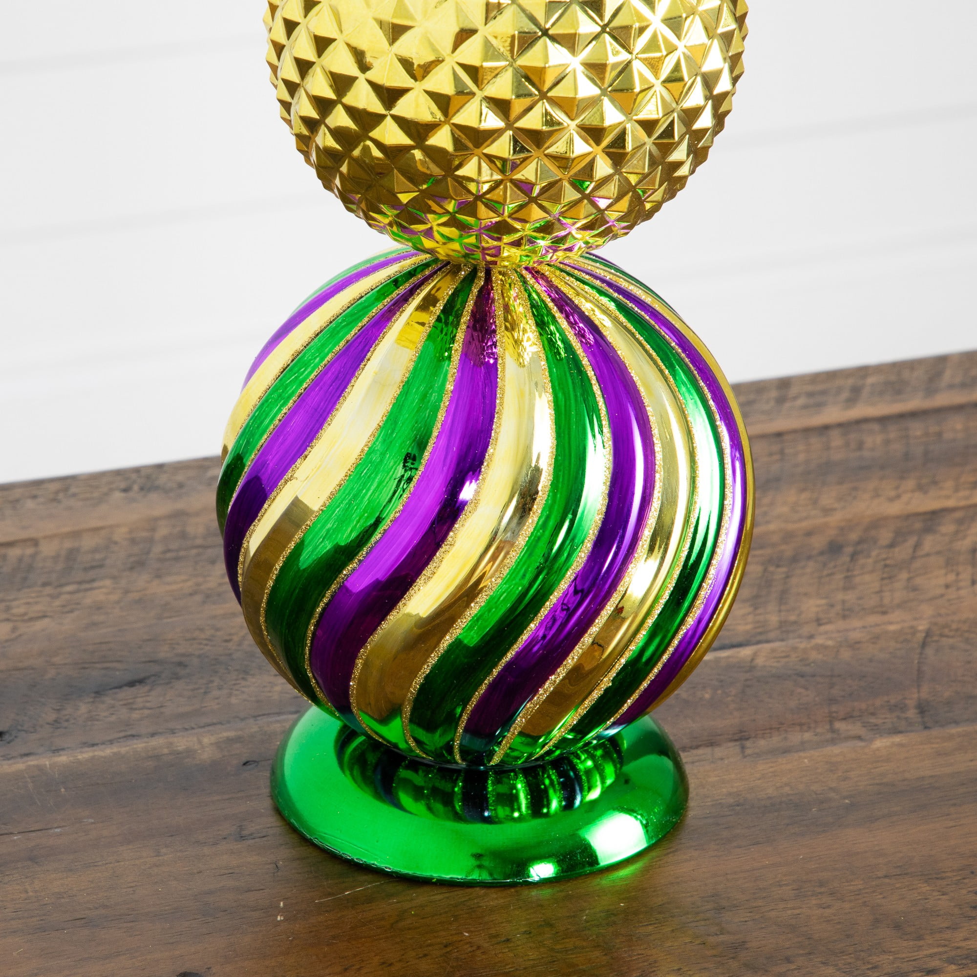 22in. Mardi Gras Finial Table Decor