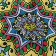 thumbnail image 2 of Coolnut 60" Floral Geometric Mandala Ornament Round Tablecloth, Table Cover Water Resistant Spill Proof Large Table Cover for Indoor & Outdoor Family Gathering Dinner, Hotel, BBQ, 2 of 7