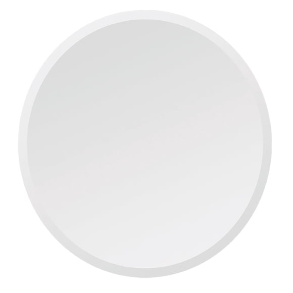 Ren-Wil MT638 24" x 36" Miroir Ovale avec un Bord Biseauté