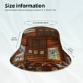 thumbnail image 5 of Kdxio Reflective Bucket Hat - Log Cabin Inside Print Bucket Hat for Men,Women, 5 of 9
