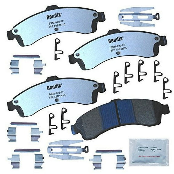 Bendix Brakes Disc Brake Pad Set Fits select: 2002-2005 CHEVROLET TRAILBLAZER, 2002-2005 GMC ENVOY