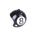 thumbnail image 1 of Methold Casco para mascotas, loros, sombreros, disfraces ajustables, accesorios, Protector, cascos para aves de corral, pollo, pájaro, pato Juguetes para pájaros negro 8 Methold PT003691-04, 1 of 6