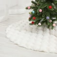 thumbnail image 5 of Dmlowu Christmas Tree Skirt - Extra Soft Cotton Xmas Tree Skirt, Wrink Proof Christmas Tree Skirts for Holiday Party Christmas Decorations, Easy To Clean, 5 of 8