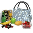 thumbnail image 3 of Easygdp Blue Bathroom Bolsa de Almuerzo Insulada Reutilizable, Bolsa de Mano y Bandolera para Oficina, Trabajo, Viajes, 3 of 6
