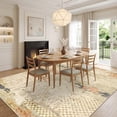 thumbnail image 4 of Garvee 10x13 Modern Abstract Area Rug Machine Washable Rug, Soft Non-Slip Indoor Carpet for Living Room Bedroom Home Office, Camel, 4 of 8
