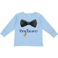 thumbnail image 3 of Inktastic Ring Bearer- black bow tie Boys or Girls Long Sleeve Toddler T-Shirt, 3 of 5