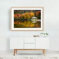 thumbnail image 5 of Echo Lake 02 - New Hampshire Photography Oak Framed Wall Art Print 12 x 18 inches, 5 of 6