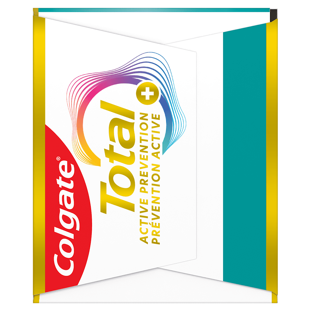 Colgate Total Prevention Active Plus Dentifrice Émail, Menthe, 120 ml