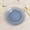 Dusty Blue, variant on BalsaCircle 20 Dusty Blue 7" Round Transparent Plastic Dinner Dessert Plates with Gold Rim Birthday Party Tableware Wedding Reception Home Catering Events Decorations Supplies