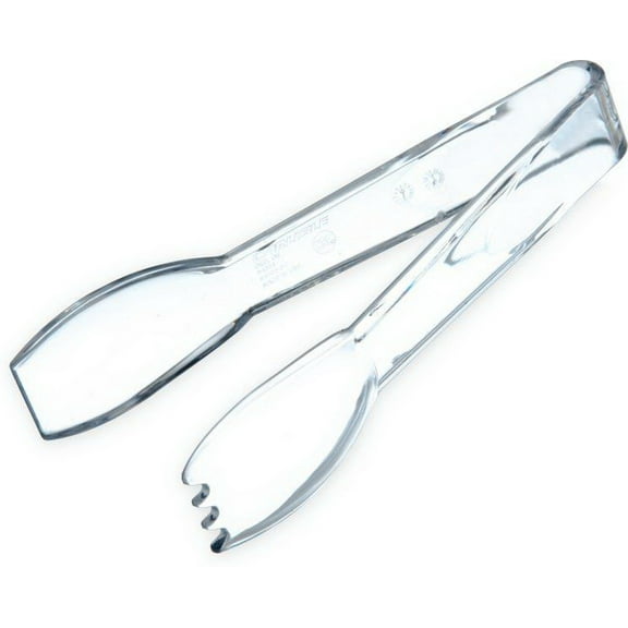 (Price/Pack)Carlisle 6 Inch Clear Salad Tong 1 Per Pack