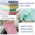 thumbnail image 3 of 8 Pieces Of Tea Towels Kitchen Towels Delicate And Durable Cotton Kitchen Kitchen Tea Tableware Kitchen Towels Cotton Kitchen Towels 4 Colors 28x40cm, 3 of 5