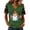 10# Green, variant on Womens Halloween Shirts Plus Size Funny Ghost Pumpkin Print Short Sleeve V Neck Halloween Tshirts Casual Cute Halloween Tops Pink S