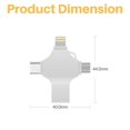 thumbnail image 4 of 2TB 4-in-1 iPad USB 3.0 Memory Drive Flash Photo Stick for iPhone Type C Android, 4 of 5