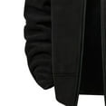 thumbnail image 5 of Txeol Mens Sherpa Lined Hooded Jacket Polar Fleece Zip Up Coat Casual Solid Long Sleeve Jackets with Zipper Pockets,Black,XXXL, 5 of 7