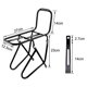 thumbnail image 2 of Portaequipajes Delantero para Bicicleta, Portaequipajes de AleacióN de Aluminio, Portaequipajes de Viaje, Capacidad de 15 KG, Portaequipajes para Bicicleta de MontañA y Carretera, 2 of 7