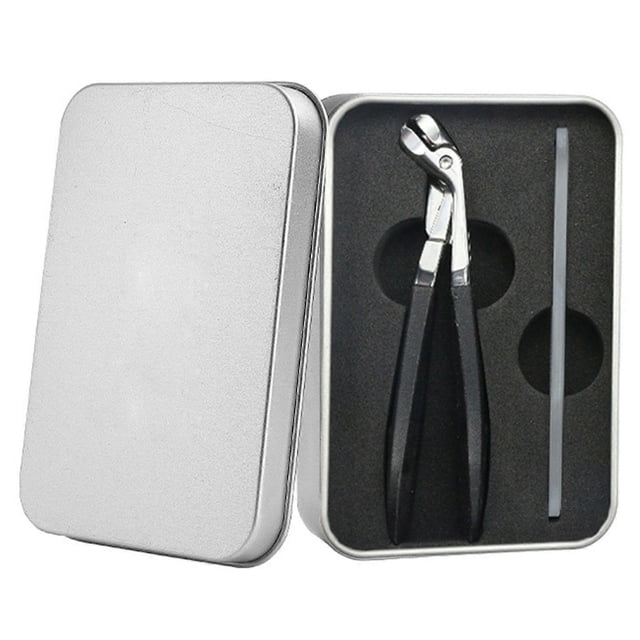 Curved Handle Nail Clipper Stainless Steel Manicure Pedicure Tool Portable Toenail Fingernail Trimmer for Adult Teen