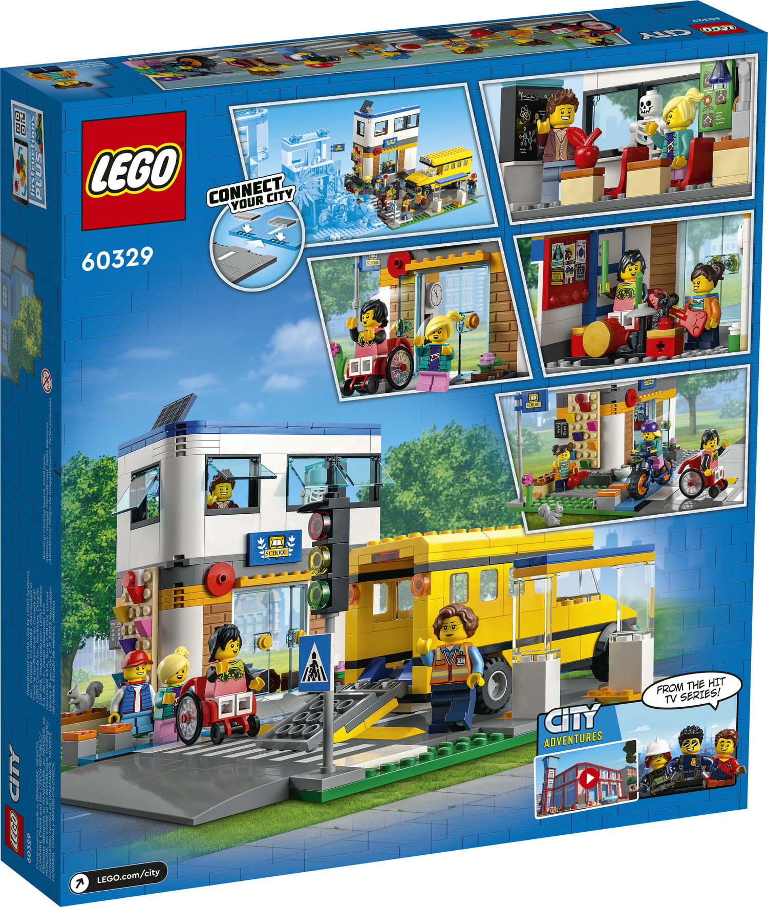 Governable Lav Landmand LEGO School Day 60329 Building Set (433 Pieces) - Walmart.com