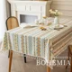 thumbnail image 2 of Mantel con borlas bohemias impermeable y resistente al aceite, mantel lavable, decoración para mesa de té y comedor, 2 of 5