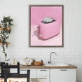 thumbnail image 3 of Stupell Industries Glam Disco Toaster over Pink Brown Floating Frame Canvas Art, 25 x 31, by LISH Creative, 3 of 8