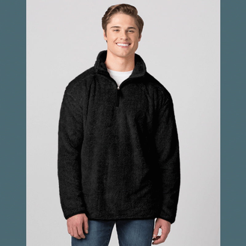 VITryst-Men Slim Fit Thicken Zip Solid Fleece Pockets Sweatshirt Tunic Tops 
