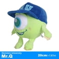 thumbnail image 3 of Monsters University Mike Wazowski 20cm Disney Pixar Peluches Mr.Q Peluche Kawaii Anime Regalo de Cumpleaños para Niños de 2 a 4 Años, 3 of 5