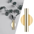 thumbnail image 1 of facefd Home Wall Hanging Plant Flower Vase Planter Holder Container Gold, 1 of 8