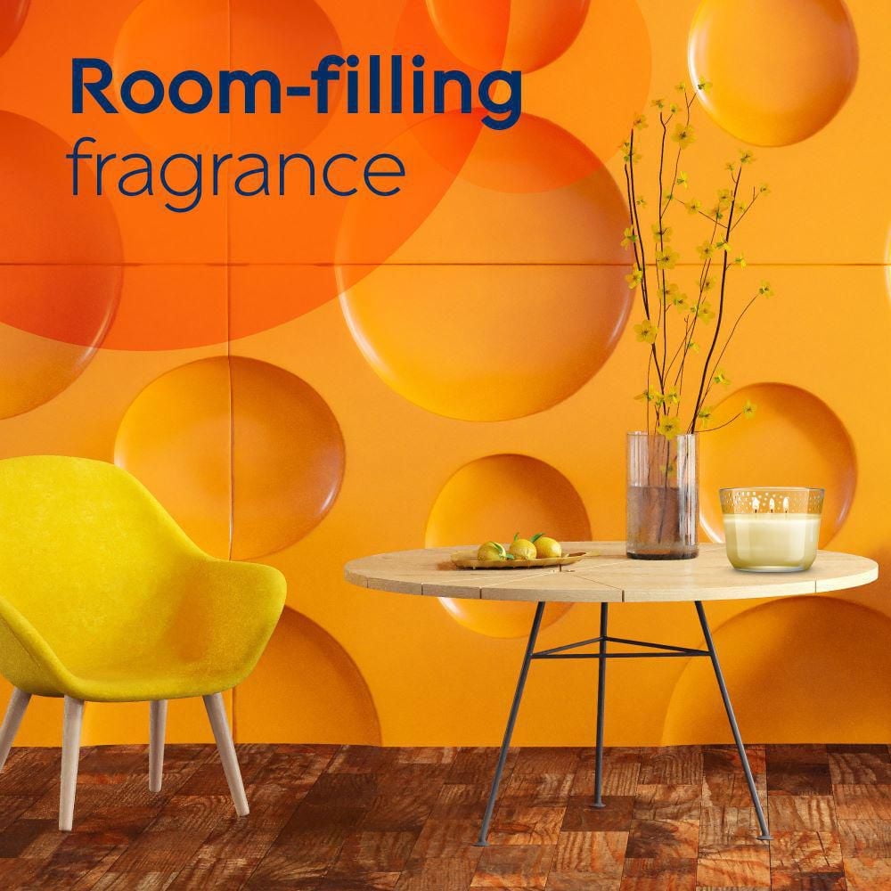 Glade® Scented 3-Wick Candle Air Freshener, Coastal Sunshine Citrus