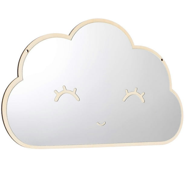 1pc Children Room Acrylic Mirror Wall Stickers Cloud Shape Mirror Wall Sticker