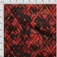 thumbnail image 4 of oneOone Cotton Flex Red Fabric Geometrical Water Color Craft Projects Decor Fabric Printed By The Yard 40 Inch Wide, 4 of 4