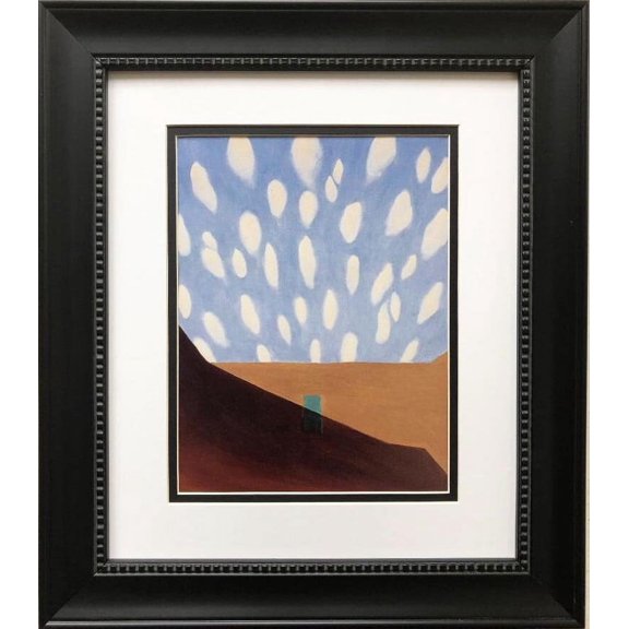 Georgia O'Keeffe "In the Patio VIII" Art Print Custom Framed New Generic