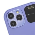 thumbnail image 2 of Petit téléphone à clapet I16pro, double SIM, double veille, carte mémoire 16 Go, multilingue, 2G, pour enfants et seniors, violet, 2 of 4
