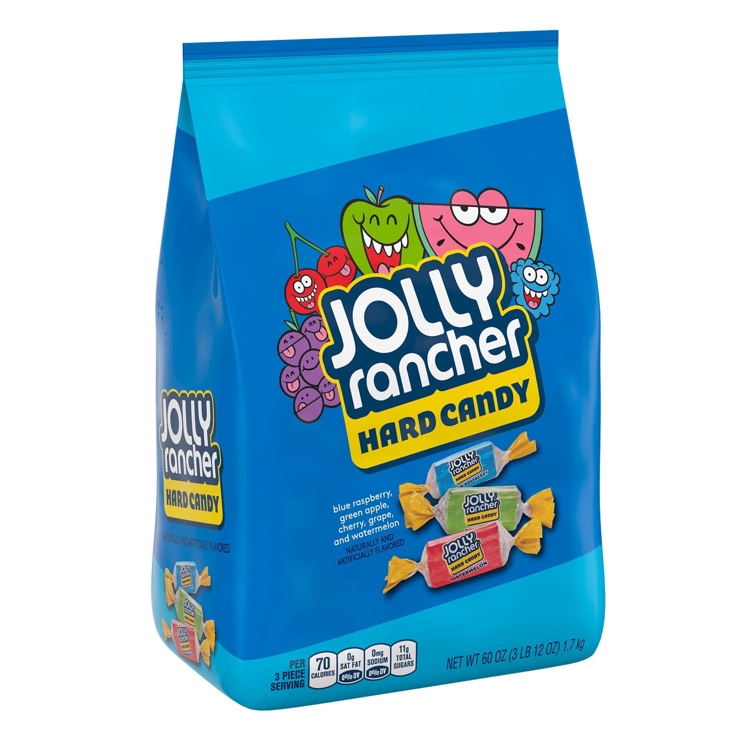 JOLLY RANCHER Assorted Fruit Flavored Hard, Easter Hard Candy Bulk Bag, 60 oz