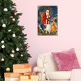 thumbnail image 6 of Deeceymbur Retro American Style 22-Inch Tin Wall Art Christmas Decor Unframed Red for Holiday Home Decoration Multicolor-C, 6 of 6