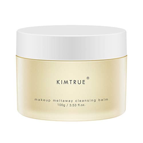 KIMTRUE Meltaway Makeup Remover Cleansing Balm, No-Emulsify with Bilberry & Moringa Seed Extracts - 100g / 3.53 oz