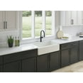 thumbnail image 7 of Kohler 6546-7 33 in. Undermount Single Bowl Farmhouse Kitchen Sink - Black, 7 of 7